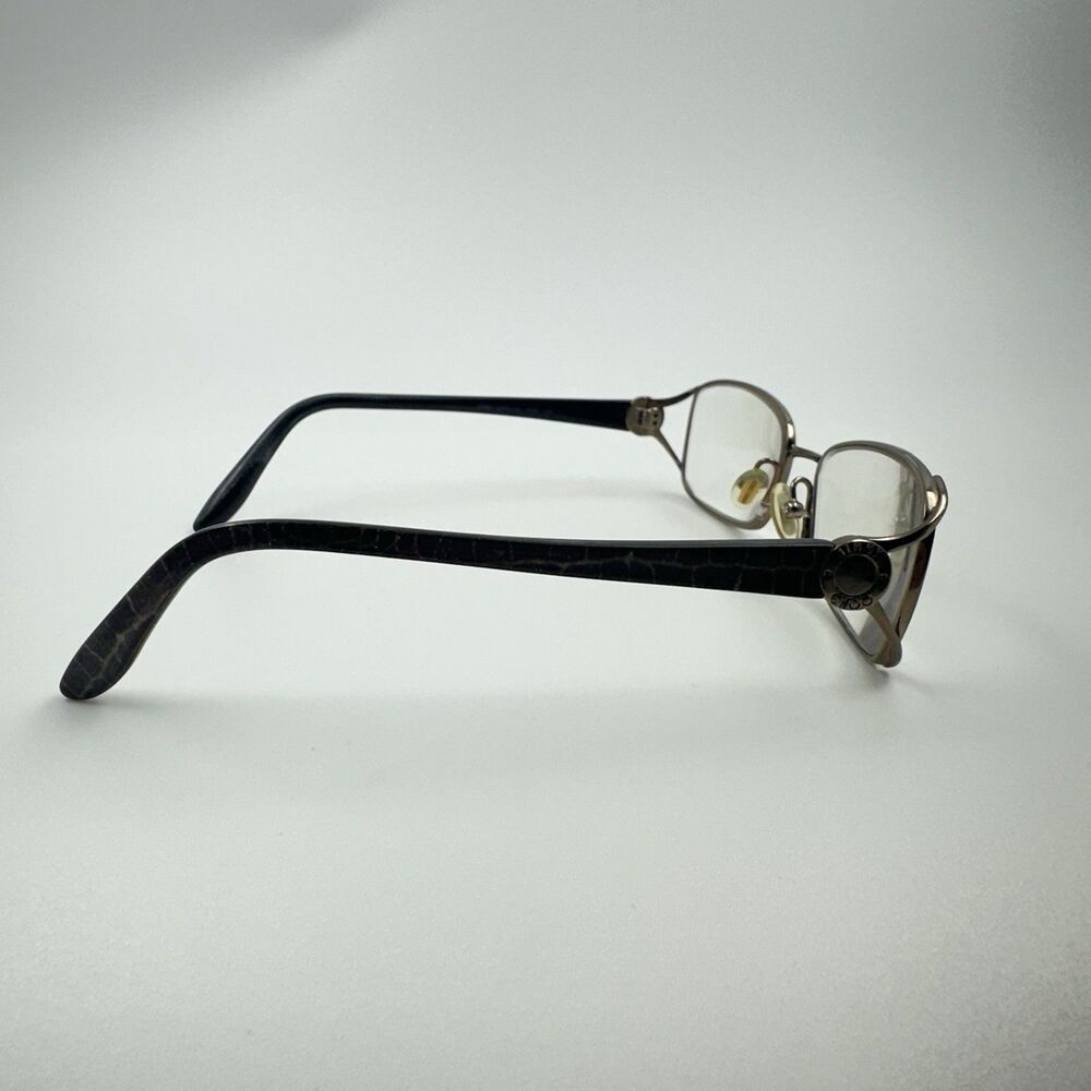 Jimmy Choo 52 WUB Women's Eyeglasses 53-16-130 Rectangle Metal Italy FRAME ONLY - Picture 6 of 15